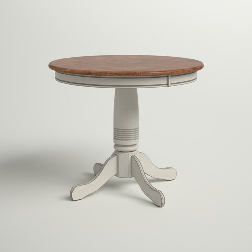 Three Posts™ Isabelle Round Solid Wood Dining Table & Reviews Wayfair